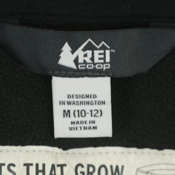 REI Girls Medium Purple Adjustable Fleece Lined Insulated Winter Snow Pants - Picture 10 of 14